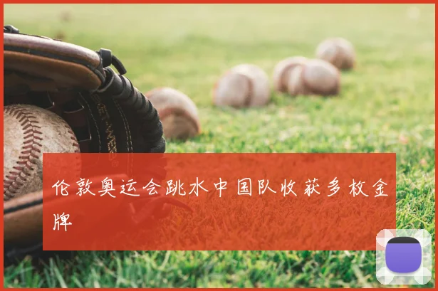 伦敦奥运会跳水中国队收获多枚金牌